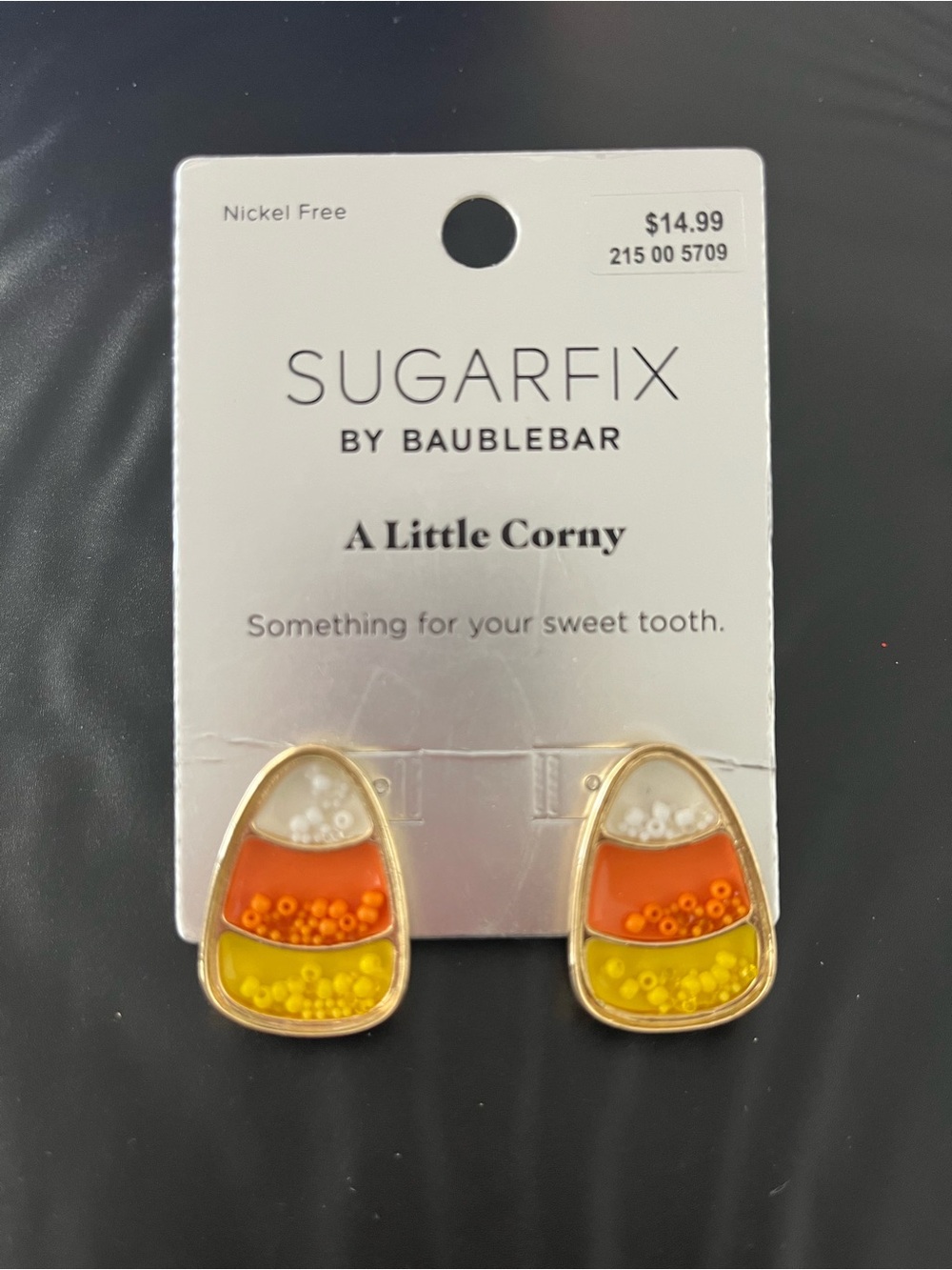 SUGARFIX by BaubleBar A Little Corny Candy Corn Earrings